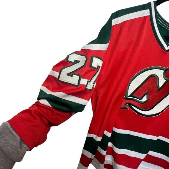 Vintage CCM New Jersey Devils NHL Hockey Jersey 27 men's L made in usa - Picture 11 of 15